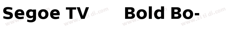 Segoe TV兰亭黑 Bold Bo字体转换